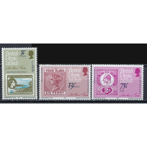 British Virgin Is 360-62 MNH 1979 Sir Roland Hill (ak2743)