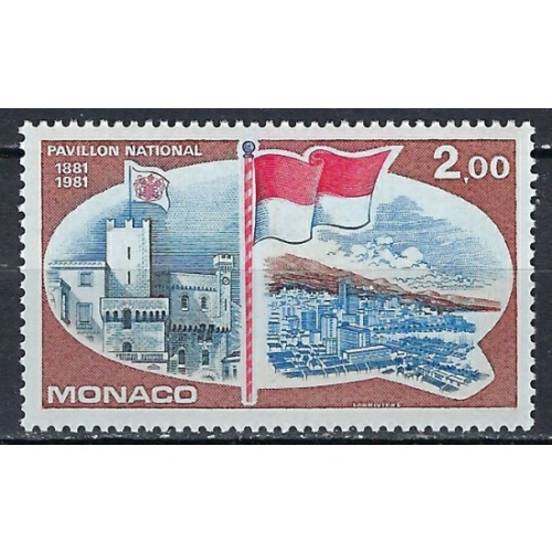 Monaco 1282 MNH 1981 issue (ak2819)
