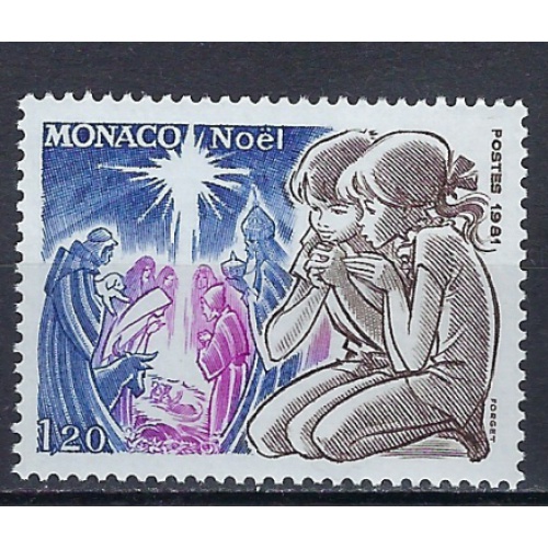 Monaco 1313 MNH 1981 Christmas (ak2823)