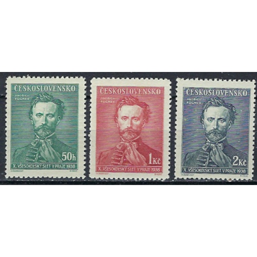 Czechoslovakia 246-48 MNH 1938 set (ak2844)