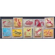 Spain 1449-58 MNH 1967 Stamp Day (ak2989)