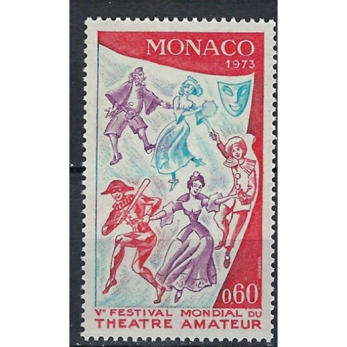 Monaco 869 MNH 1973 issue (ak2992)