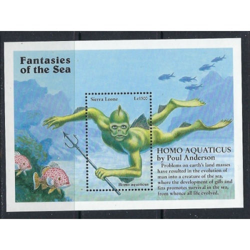 Sierra Leone 1935 MNH 1996 Homo Aquaticus (ak3108)