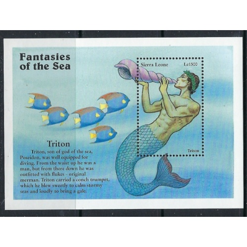 Sierra Leone 1969 MNH 1996 Triton (ak3139)