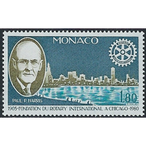 Monaco 1232 MNH 1980 Rotary International (ak3311)