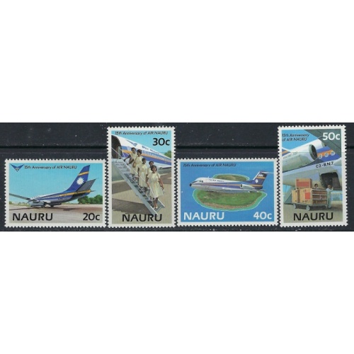 Nauru 303-06 MNH 1985 Aviation (ak3516)
