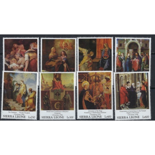 Sierra Leone 1751-58 MNH 1994 Christmas (ak3628)