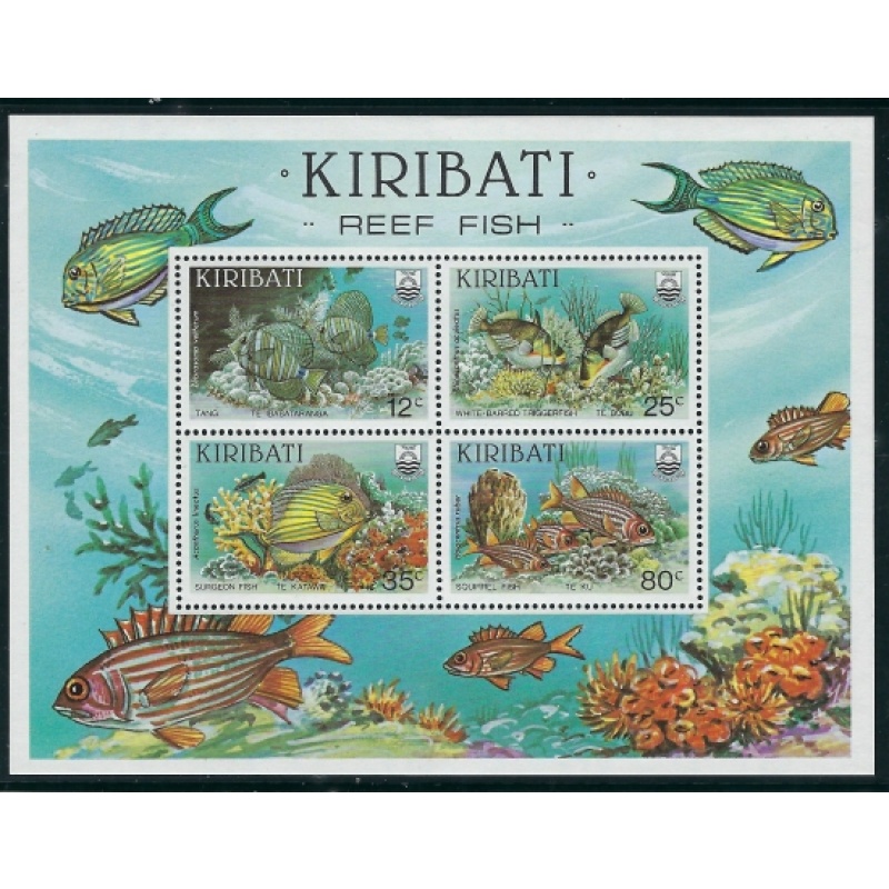 Kiribati 455a MNH 1985 Reef Fish (ak3896)