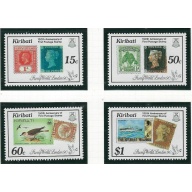 Kiribati 536-39 MNH 1990 Penny Black 150th Anniversary (ak3949)