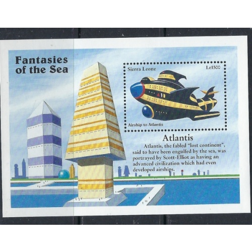 Sierra Leone 1954 MNH 1996 Atlantis (ak4112)
