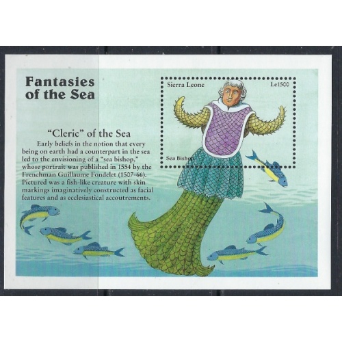 Sierra Leone 1955 MNH 1996 Cleric of the Sea (ak4117)