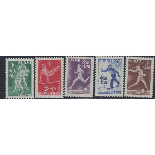 Finland B69-73 MNH 1945 Sports (ak4693)