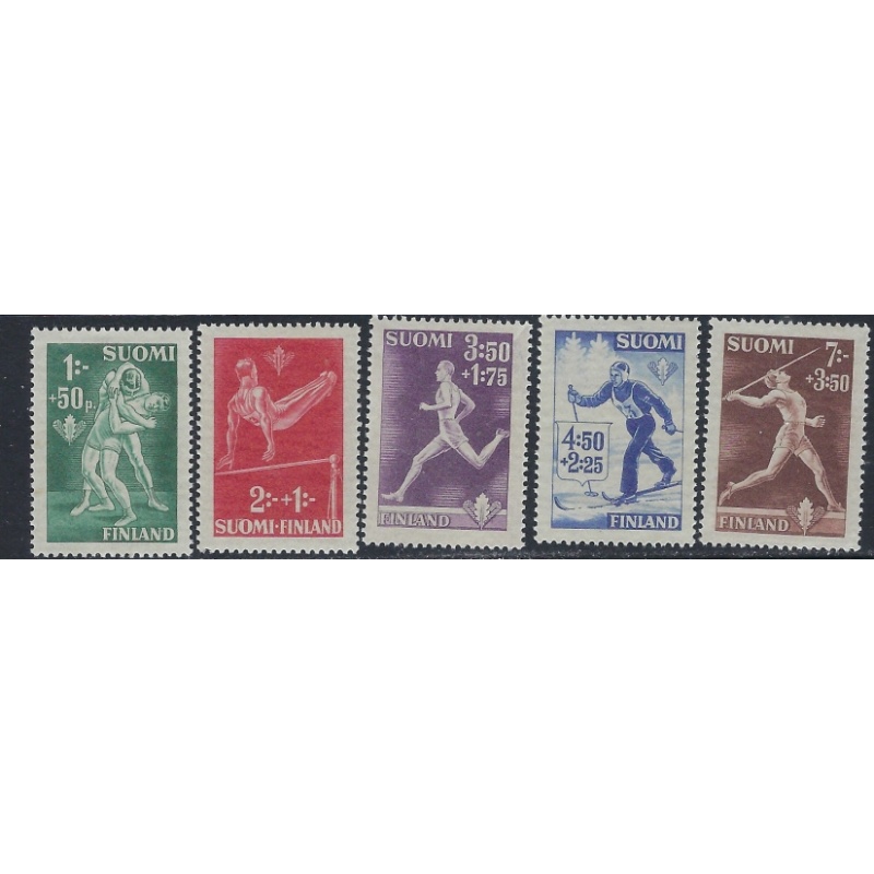 Finland B69-73 MNH 1945 Sports (ak4693)