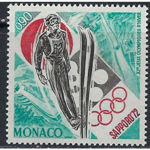 Monaco 828 MNH 1972 Olympics (ak4735)