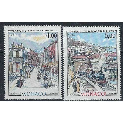Monaco 1436-37 MNH 1984 Paintings (ak4749)