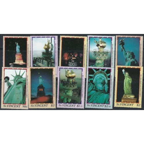 St Vincent 980-80I MNH 1986 Statue of Liberty (ak5151)