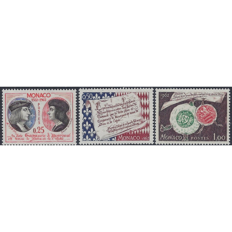 Monaco 501-03 MNH 1962 set (ak6081a)