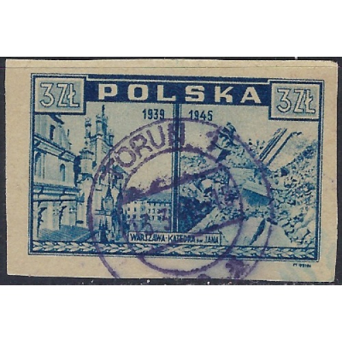 Poland 375 Used 1945 issue (ak6141)