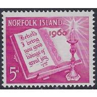 Norfolk Is 43 MNH 1960 Christmas (ak6490)