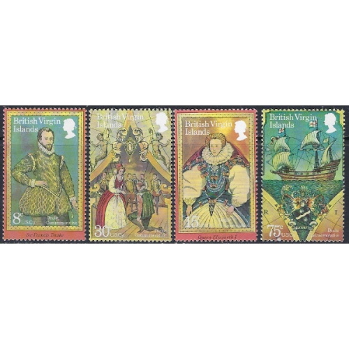 British Virgin Is 391-94 NMNH 1980 ser (ak6561)
