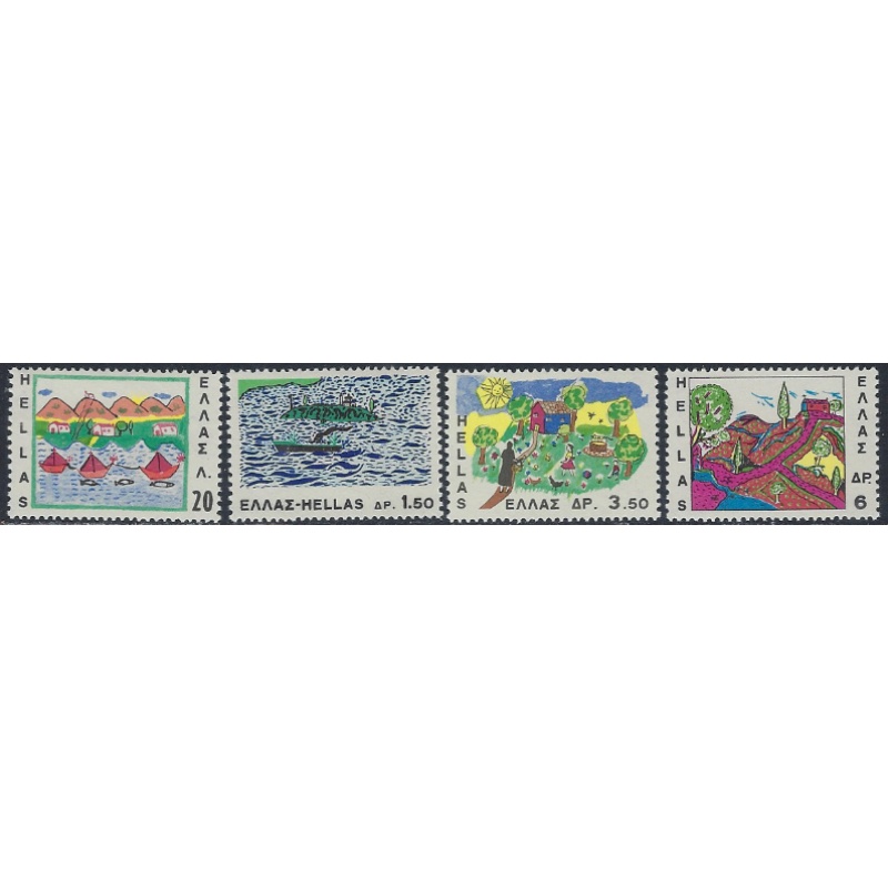 Greece 905-08 MNH 1967 set (ak6606)