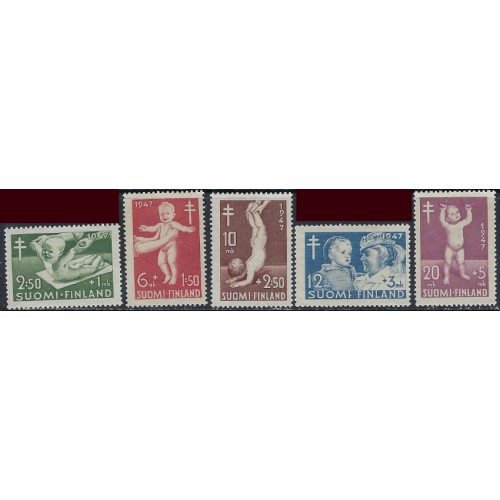 Finland B82-86 MNH 1947 set (ak6880)