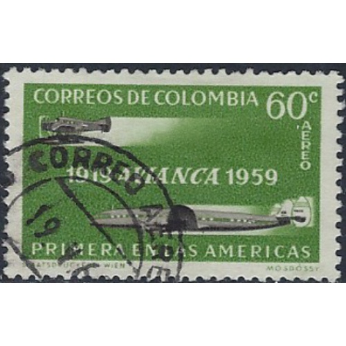 Colombia C348 Used 1959 issue (ak6894)