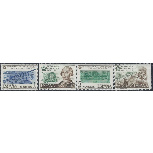 Spain 1947-50 MNH 1976 American Bicentenial (ak6911)