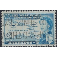 Barbados 249 Used 1958 issue (ak6941)