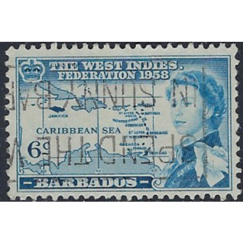 Barbados 249 Used 1958 issue (ak6941)