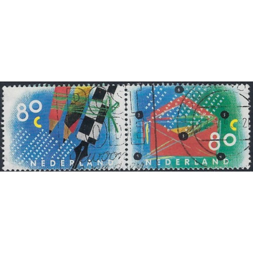 Netherlands 845a Used 1993 Pair (ak6971)