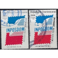 Dominican Republic 972-73 Used 1986 issues (ak6993)