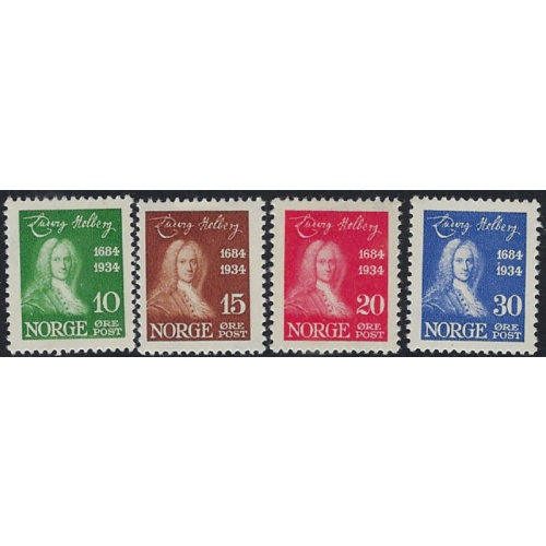 Norway 158-61 MLH 1934 set (ak7002)
