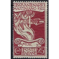 Italy 140 MH 1922 issue (ak7008)