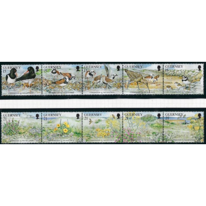 Guernsey 465-66 MNH 1991 Conservation (ak7016)