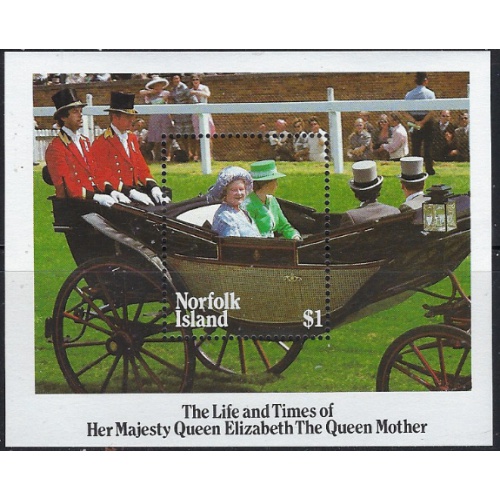 Norfolk Is 368 MNH 1985 Queen Mother (ak7034)