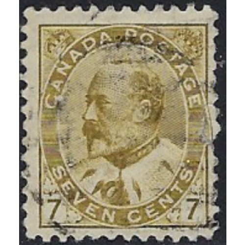 Canada 92 Used 1903 issue; pulled perf right side (ak7039)