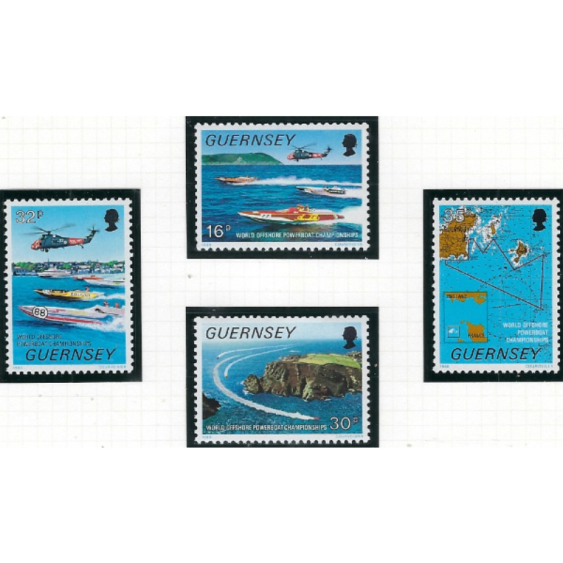 Guernsey 390-93 MNH 1988 ste (ak7047)