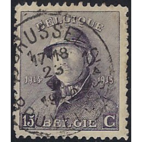 Belgium 128 Used 1919 issue (ak7061)