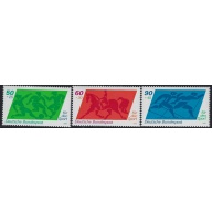 Germany B574-76 MNH 1980 Sports (ak7067)
