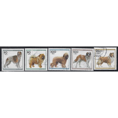Germany B779-83 Used 1995 Dogs (ak7079)