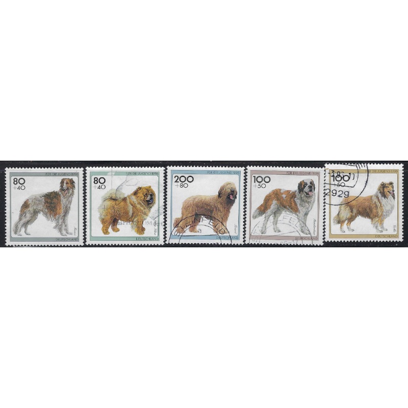 Germany B779-83 Used 1995 Dogs (ak7079)