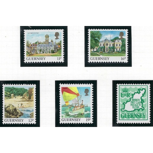 Guernsey 375-80 MNH 1988 set (ak7082)