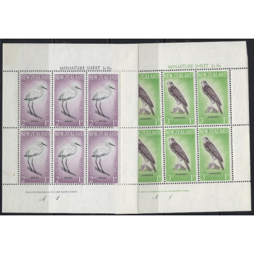 New Zealand B1a-62a MNH 1961 sheets (ak7090)