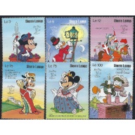 Sierra Leone 1243-48 MNH 190 Disney Characters part set (ak7100)