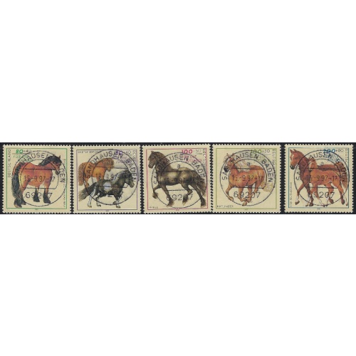 Germany B813-17 Used 1997 Horses (ak7104)