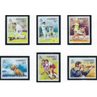 Guernsey 336-41 MNH 1986 Sports (ak7161)