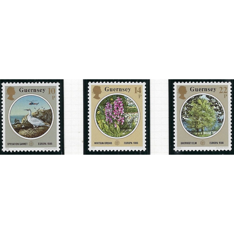 Guernsey 331-33 MNH 1986 Europe (ak7164)