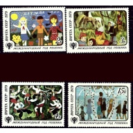 Russia 4772-75 MNH 1979 Intl Year of the Child (ak7168)