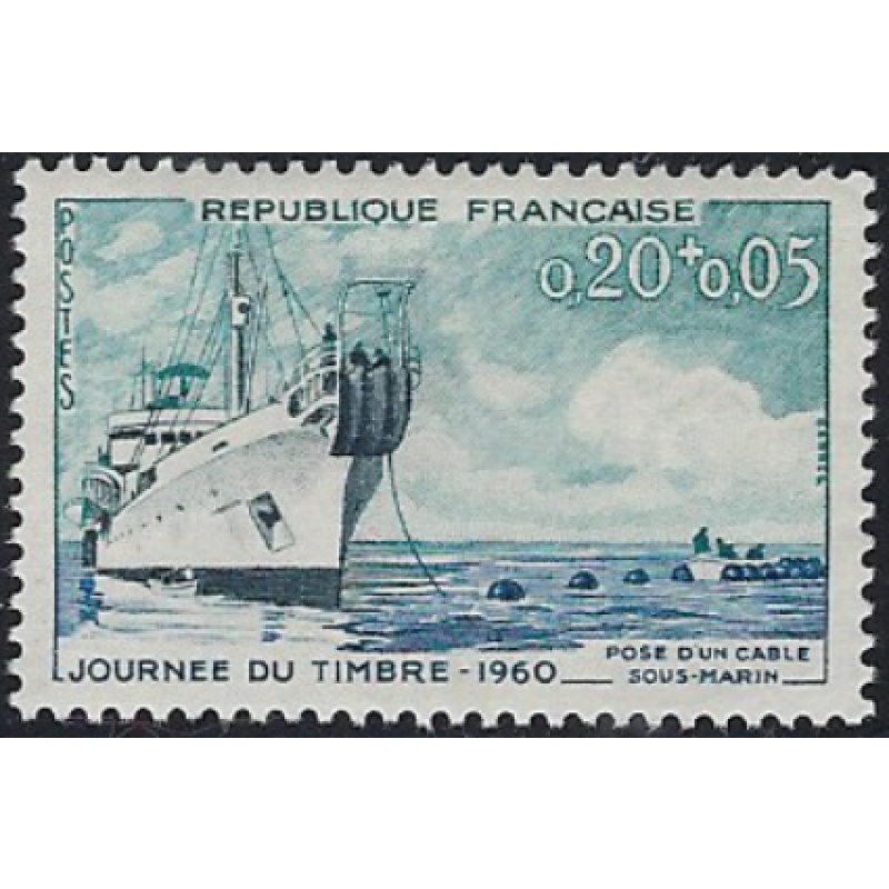 France B339 MNH 1960 Ship (ak7181)